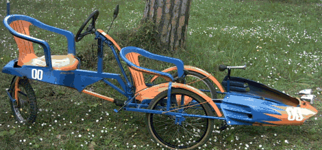 prototipo bicicletta tre ruote