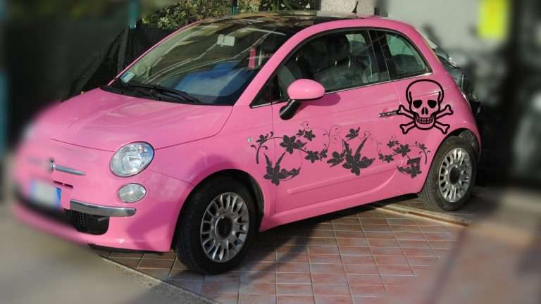 Una 500 sporting personalizzata