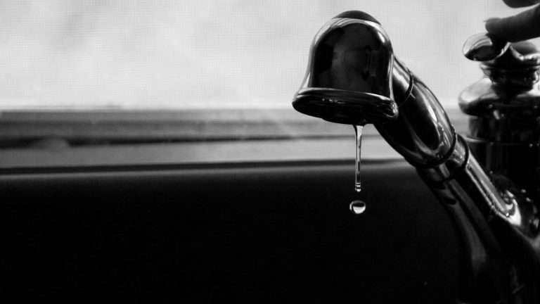 Perdite d'acqua in un normale rubinetto