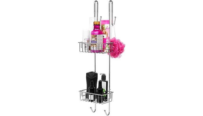 Bamodi mensola doccia portaoggetti in acciaio