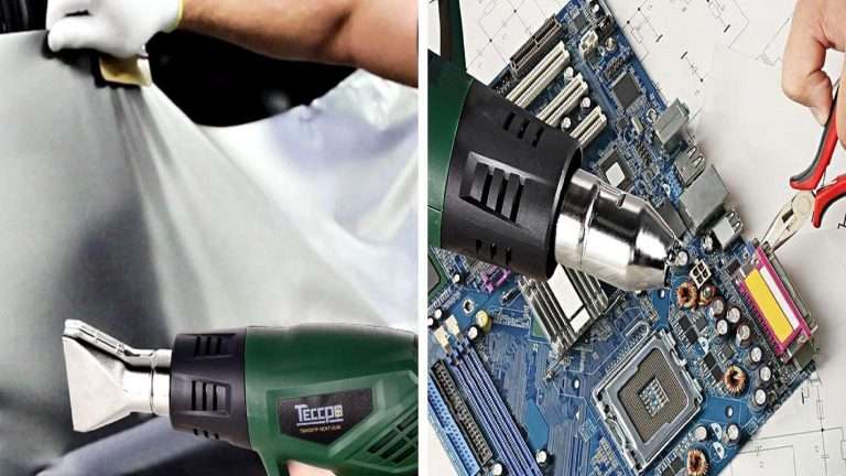 Pistola termica TECCPO con 7 accessori a soli 20€