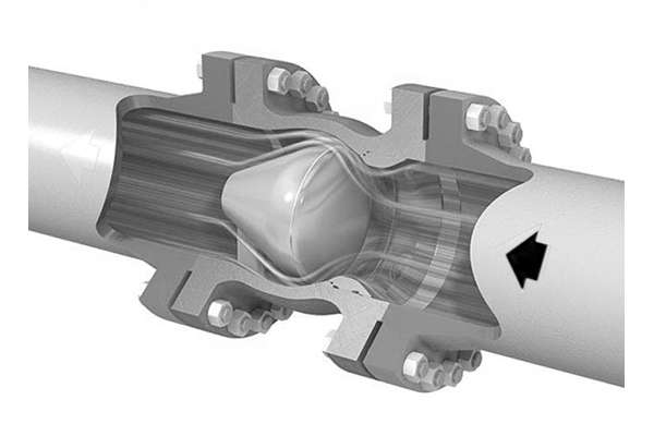 Check valve Venturi type