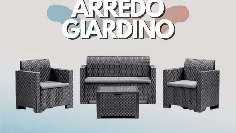 Arredo giardino: ottimo set da 4 posti in offerta (-50€)