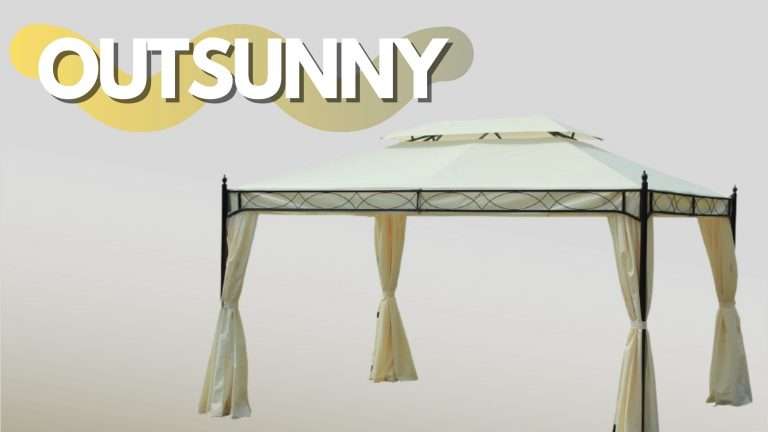 Gazebo da giardino: in offerta su Amazon con tende laterali