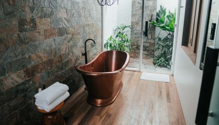 bagno con vasca in rame bagno con vasca in rame