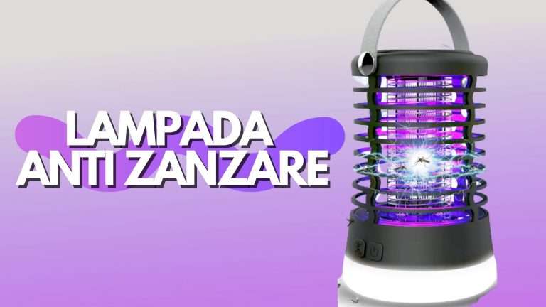 Lampada antizanzare: semplice ma effettiva (-20%)