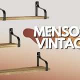 Mensole vintage: il set da 3 costa meno di 20€