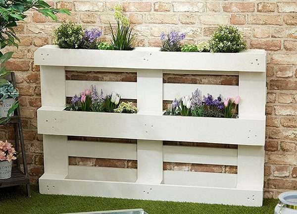 Orto verticale con pallet Orto verticale con pallet