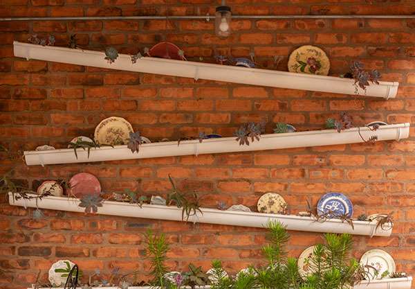 orto verticale Grondaie o scaffali orto verticale Grondaie o scaffali