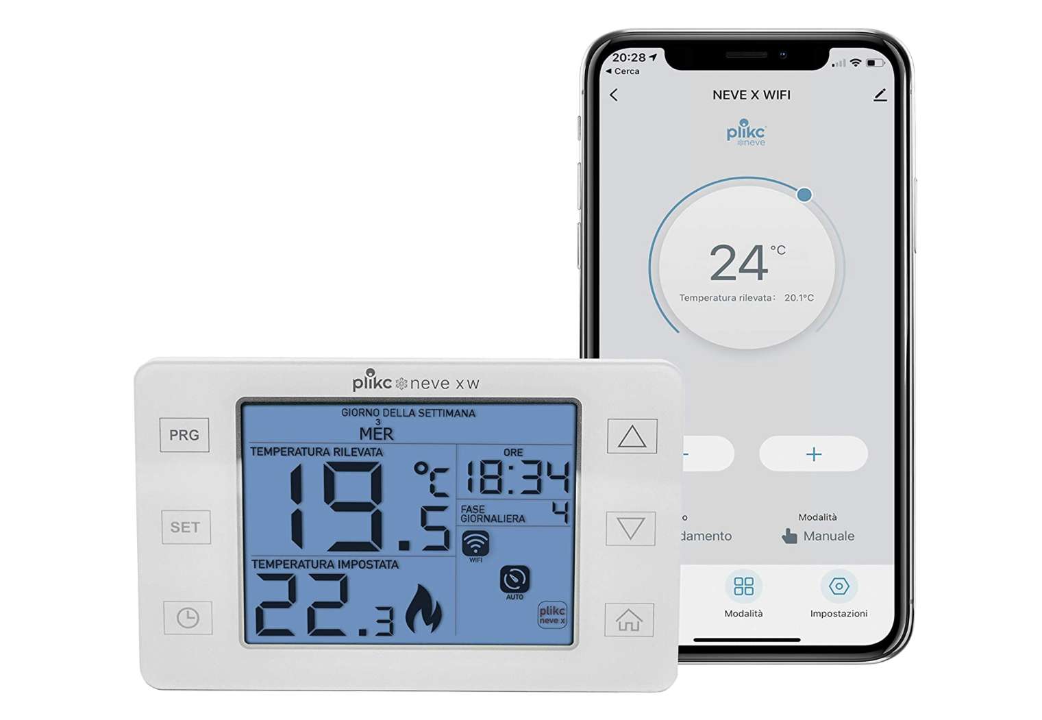 Cronotermostato digitale Wifi dualband