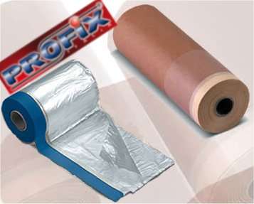 carta mascheratura rotoli carta e nylon adesivo per mascherature