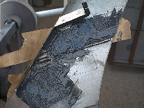 riparazione carenatura con stucco plastico riparazione carenatura con stucco plastico