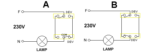 schema deviata schema collegamento circuito deviatore
