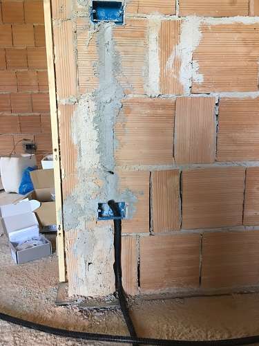 scatola da frutto sottotraccia scatole da frutto murate su parete in laterizio