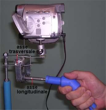 struttura steadycam steadycam asse trasversale e longitudinale