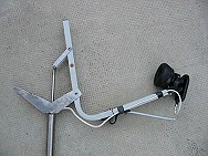 supporto mobile per parabola satellitare