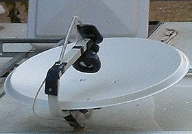 parabola reclinabile per camper