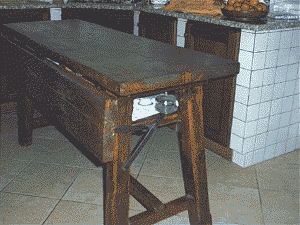 tavolo in legno pieghevole