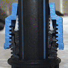 raccordo a compressione sistema di serraggio