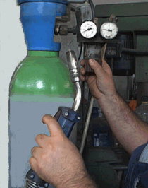 regolazione pressione gas saldatura filo