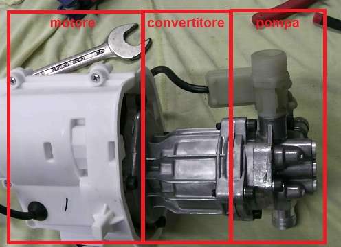 schema a blocchi idropulitrice