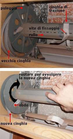 cassone tapparella con rullo avvolgibile