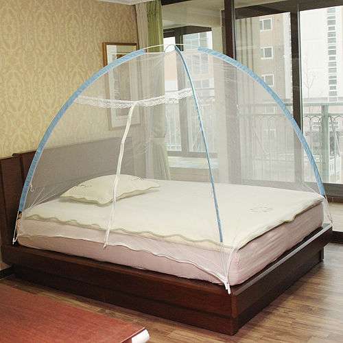 zanzariera tenda da letto con telaio 